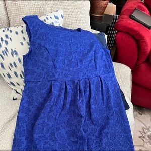 Motherhood maternity cobalt blue medium dress